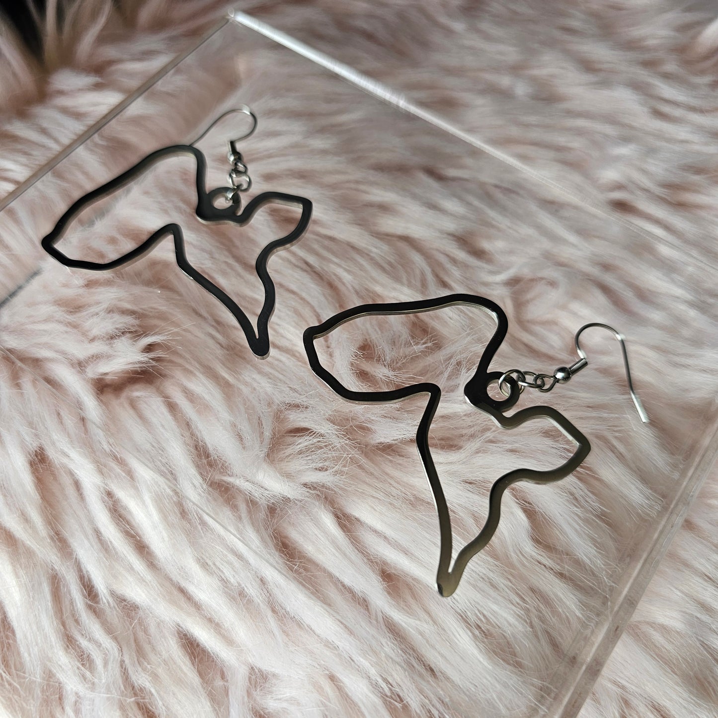 Boucles d'oreilles forme Guadeloupe Petit Format